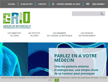 Tablet Screenshot of grio.org